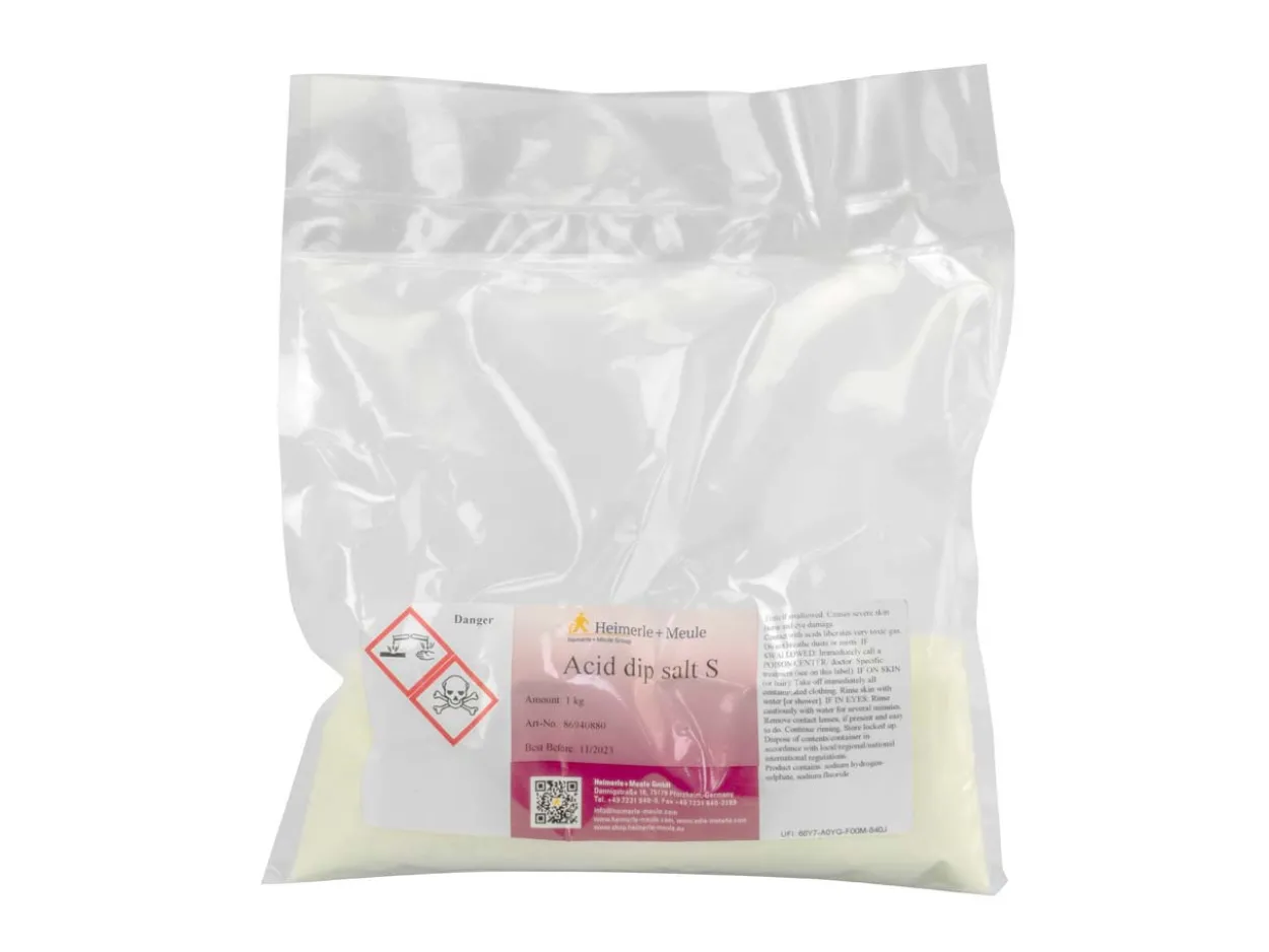 Heimerle + Meule Acid Dip Salt S, For Pickling And Acid Dip Treatments, 1kg