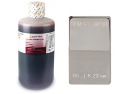 Heimerle + Meule Black Rhodium Plating Solution Ready Mix 1 Litre 2g Rh/l UN3264