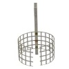 Heimerle + Meule Stainless Steel Round Anode, For Junior 500 Plating Unit