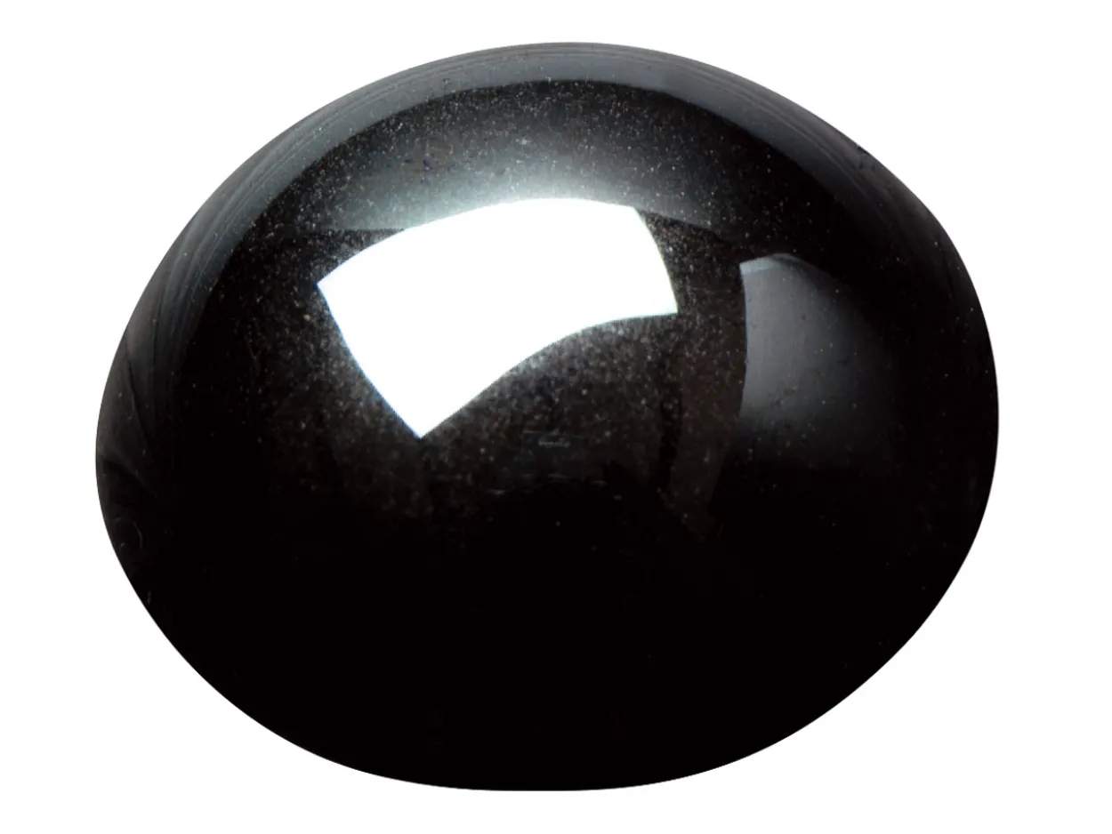 Hematite, Round Cabochon, 6mm