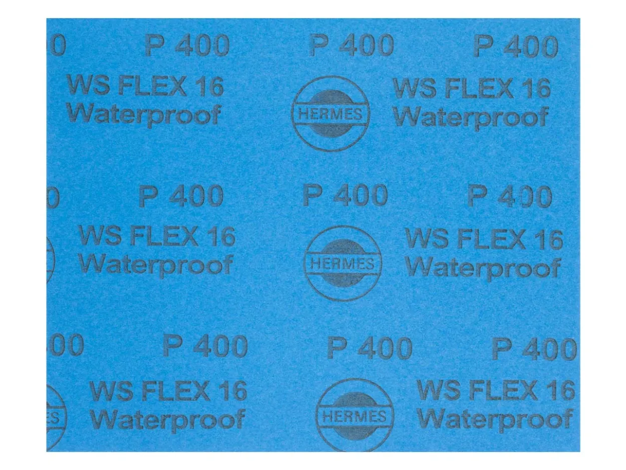Hermes WS FLEX Wet And Dry Paper, 400 Grit, Pack of 10