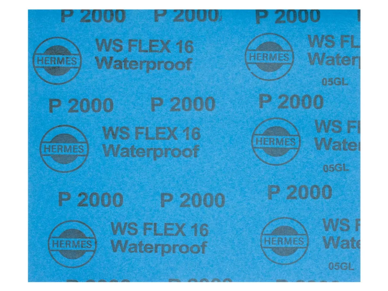 Hermes WS FLEX Wet And Dry Paper, 2000 Grit, Pack of 10