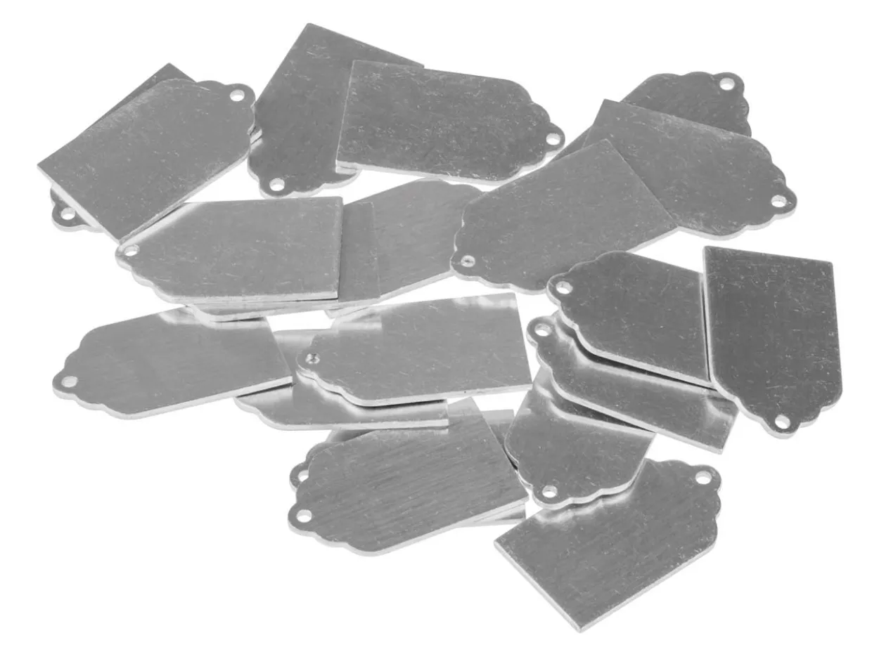 ImpressArt Aluminium Gift Tag 22mm Stamping Blank Pack of 15