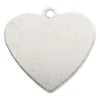 ImpressArt Aluminium Heart 16mm Stamping Blank Pack of 20 Pierced Hole