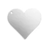 ImpressArt Aluminium Heart 19mm Stamping Blank Pack of 15 Pierced Hole