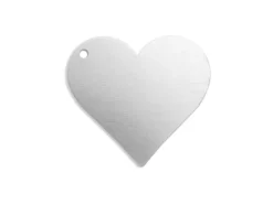 ImpressArt Aluminium Heart 19mm Stamping Blank Pack of 15 Pierced Hole