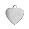 ImpressArt Aluminium Mini Heart 13mm Stamping Blank Pack of 20 Pierced Hole