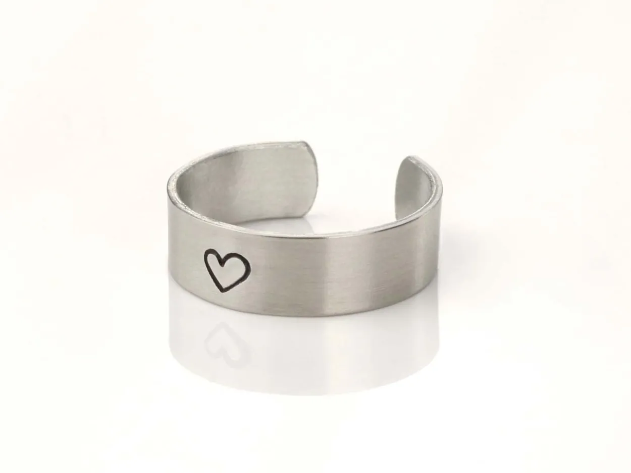 ImpressArt Aluminium Ring 6x57mm Stamping Blank Pack of 11