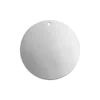 ImpressArt Aluminium Round Disc 25mm Stamping Blank Pack of 11 Pierced Hole