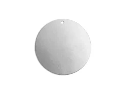 ImpressArt Aluminium Round Disc 25mm Stamping Blank Pack of 11 Pierced Hole