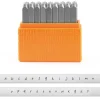 ImpressArt Basic Bridgette Letter Stamp Set Lowercase 3mm