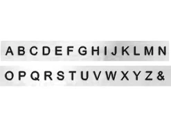 ImpressArt Basic Letter Stamp Set Uppercase 1.5mm