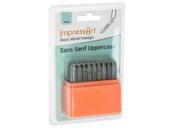 ImpressArt Basic Letter Stamp Set Uppercase 3mm