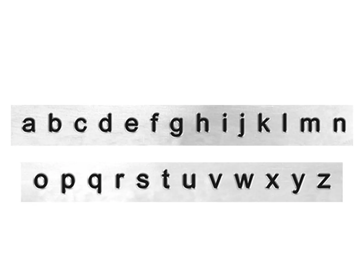 ImpressArt Basic Letter Stamp Set Lowercase 1.5mm