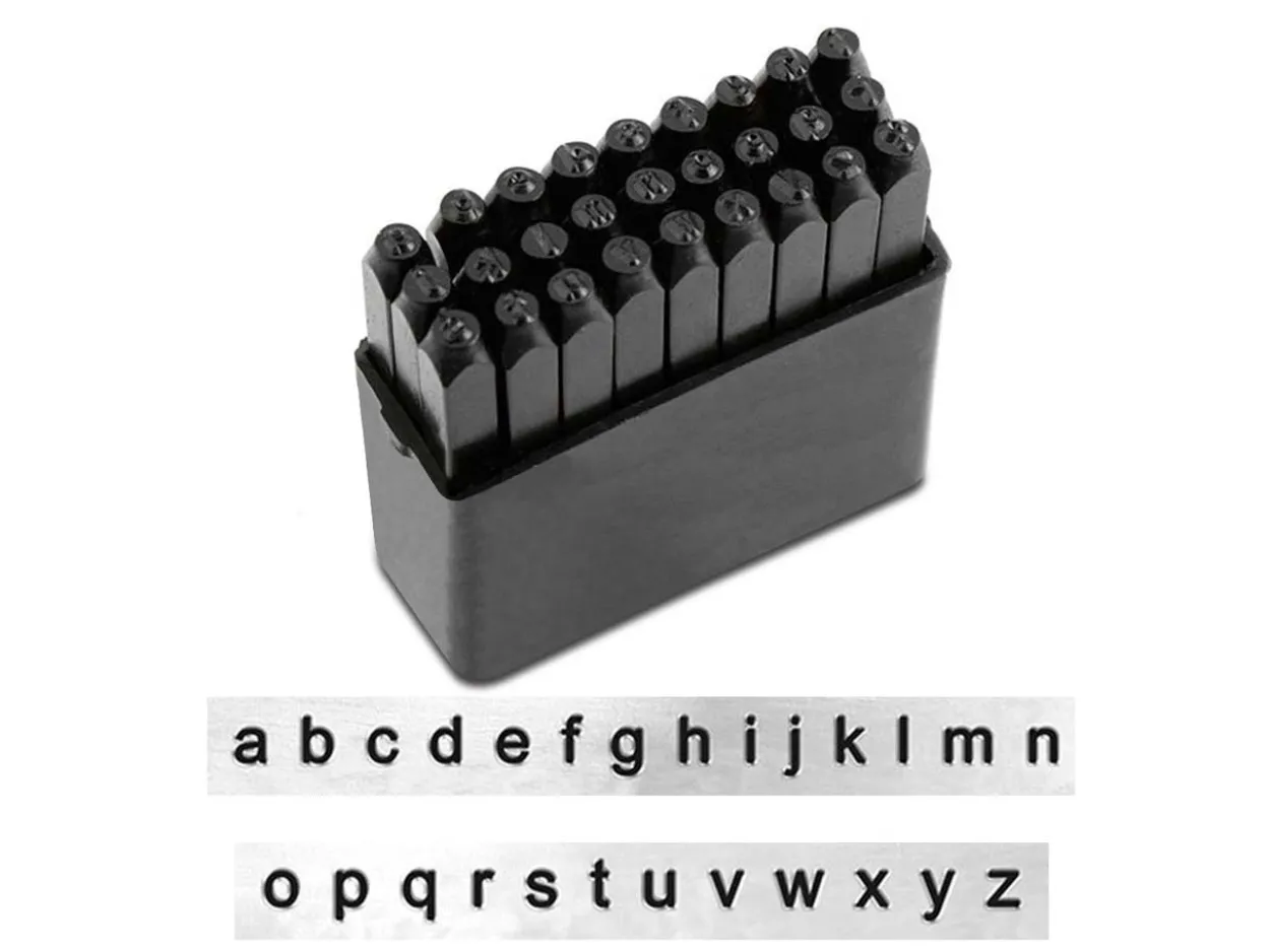ImpressArt Basic Letter Stamp Set Lowercase 3mm