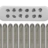 ImpressArt 12 Birth Flower Set Signature Design Stamp Pack 4mm