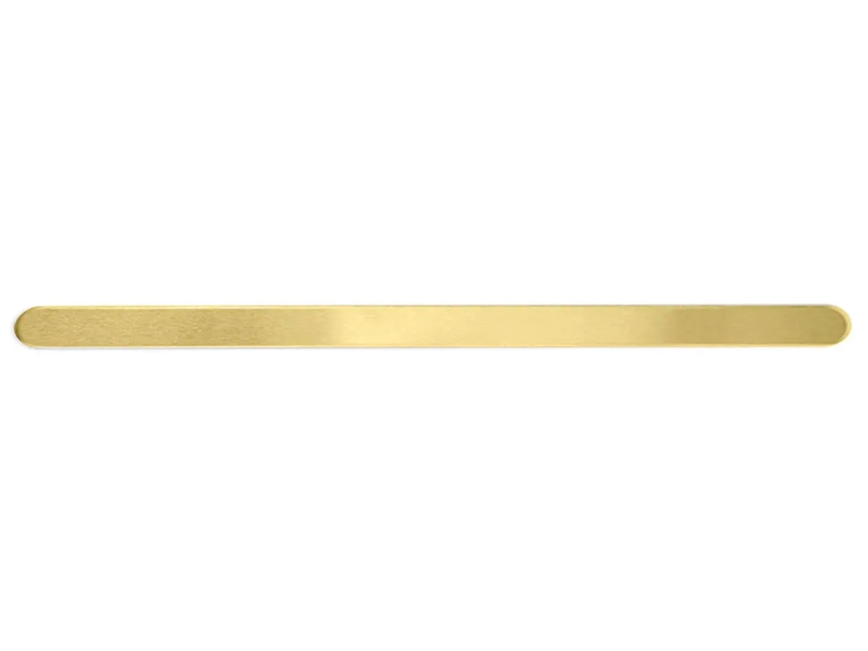 ImpressArt Brass Cuff Bangle 150x6mm Stamping Blank Pack of 5