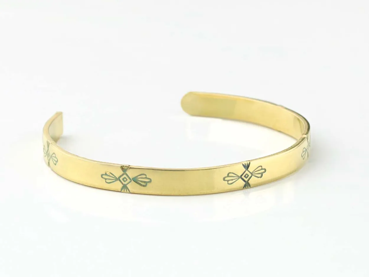 ImpressArt Brass Cuff Bangle 150x6mm Stamping Blank Pack of 5