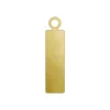 ImpressArt Brass Rectangular Bar 16x5mm Stamping Blank Pack of 15