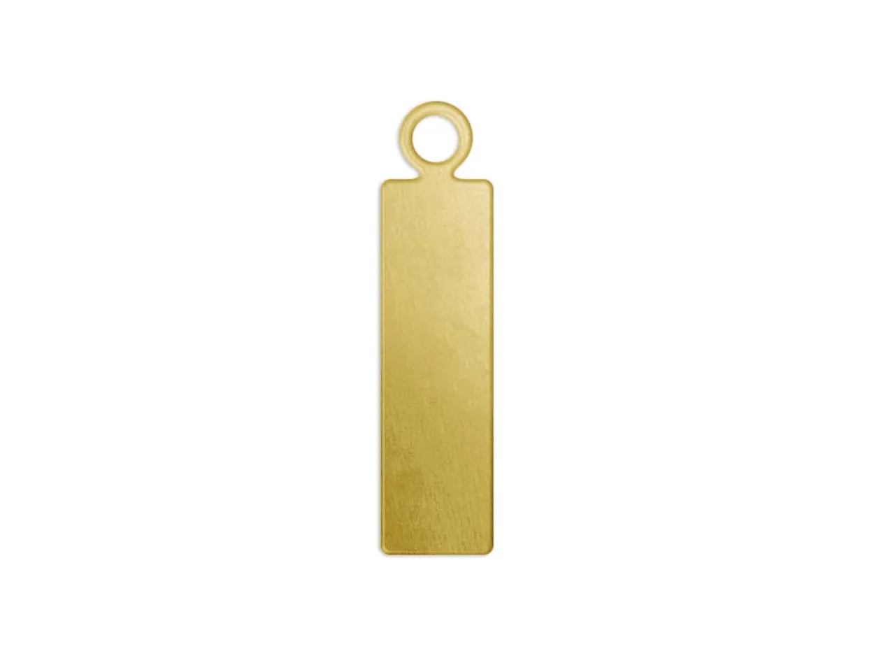ImpressArt Brass Rectangular Bar 16x5mm Stamping Blank Pack of 15