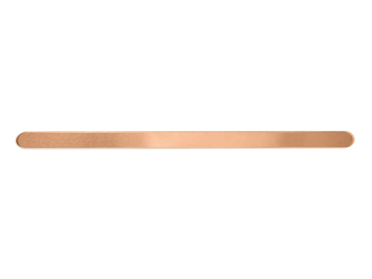ImpressArt Copper Cuff Bangle 150x6mm Stamping Blank Pack of 5