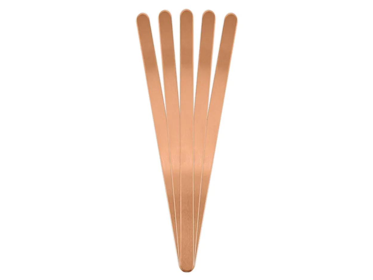 ImpressArt Copper Cuff Bangle 150x6mm Stamping Blank Pack of 5