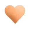 ImpressArt Copper Heart 19mm Stamping Blank Pack of 4 Pierced Hole