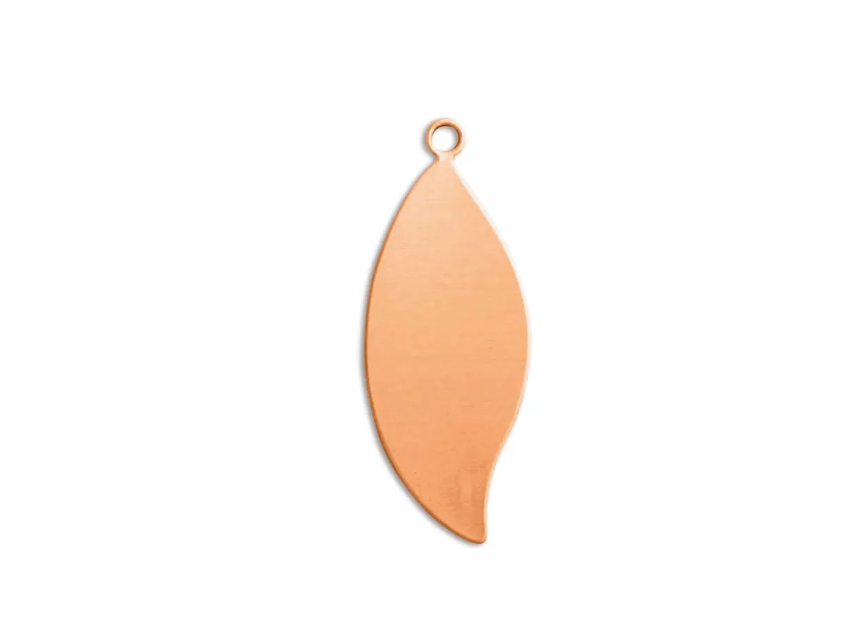 ImpressArt Copper Leaf 27mm Stamping Blank Pack of 6