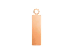 ImpressArt Copper Rectangular Bar 16x5mm Stamping Blank Pack of 10