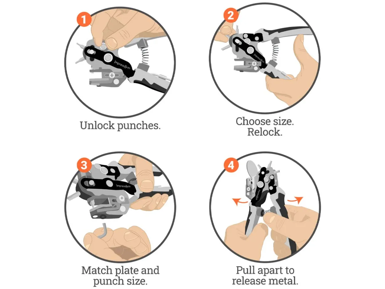 ImpressArt 6 In 1 Hole Punch