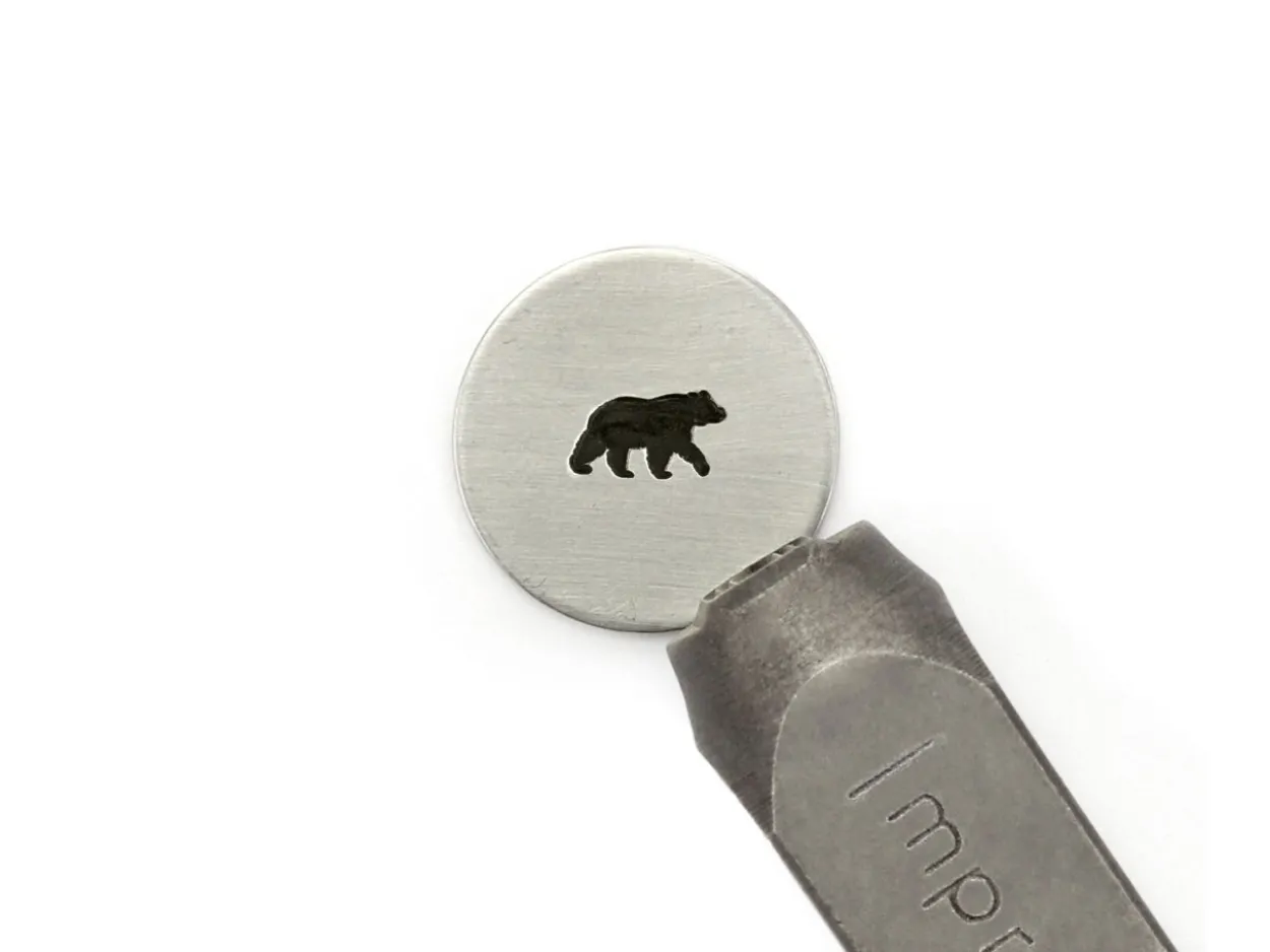 ImpressArt Signature Bear Design Stamp 9.5mm
