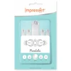 ImpressArt Signature Celestial Mandala Design Stamp Set 4mm, 6mm And 9.5mm Pack of 5