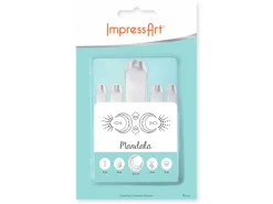 ImpressArt Signature Celestial Mandala Design Stamp Set 4mm, 6mm And 9.5mm Pack of 5