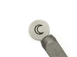 ImpressArt Signature Crescent Moon Design Stamp 9.5mm