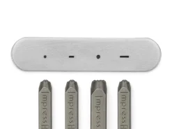 ImpressArt Signature Dot And Dash Design Stamp Set Pack of 4