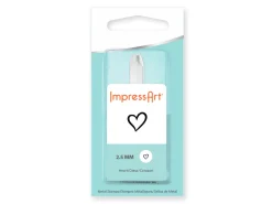 ImpressArt Signature Heart Outline Design Stamp 2.5mm