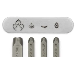 ImpressArt Signature Henna Mandala Design Stamp Set Pack of 4