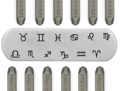 ImpressArt Signature Horoscope Design Stamp Set 3mm Pack of 12