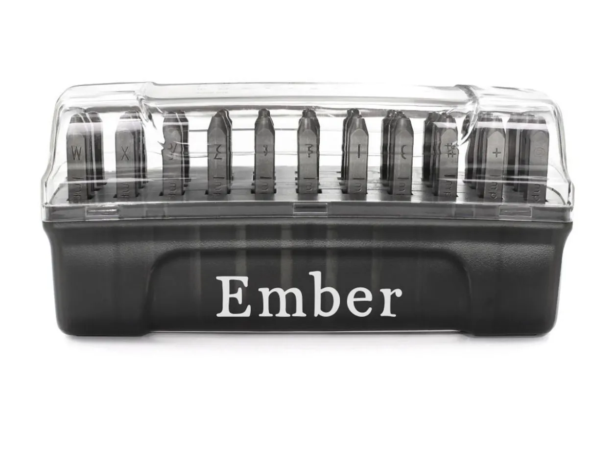 ImpressArt Signature Plus Ember Letter Stamp Set Lowercase 2.5mm