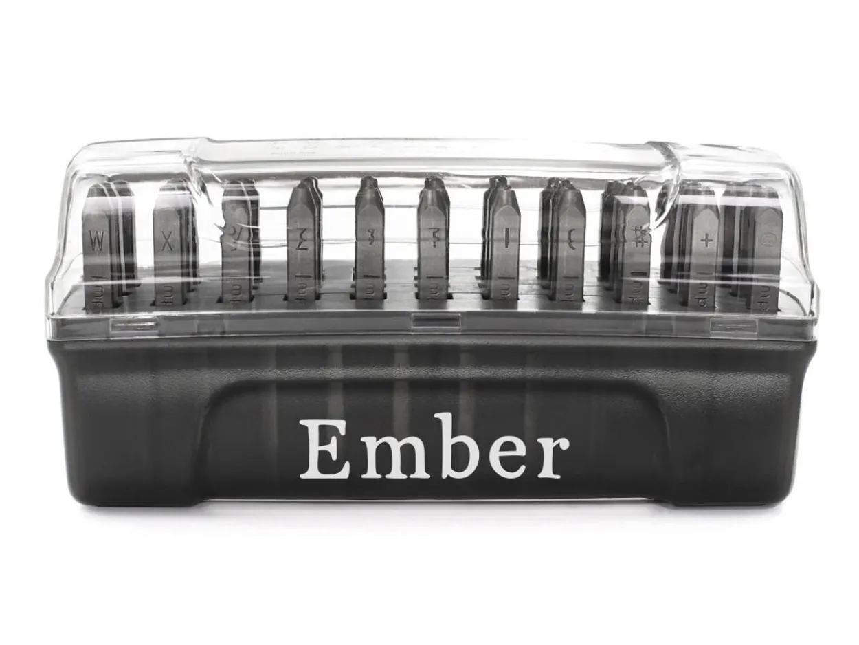 ImpressArt Signature Plus Ember Letter Stamp Set Uppercase 2.5mm