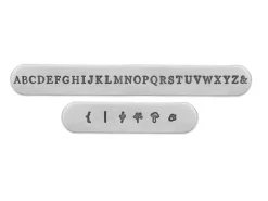 ImpressArt Signature Plus Ember Letter Stamp Set Uppercase 2.5mm