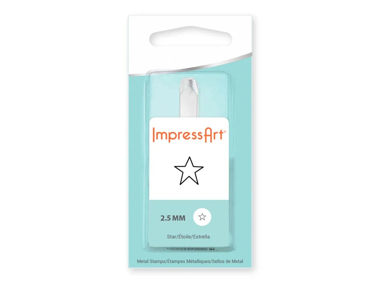 ImpressArt Signature Star Outline Design Stamp 2.5mm