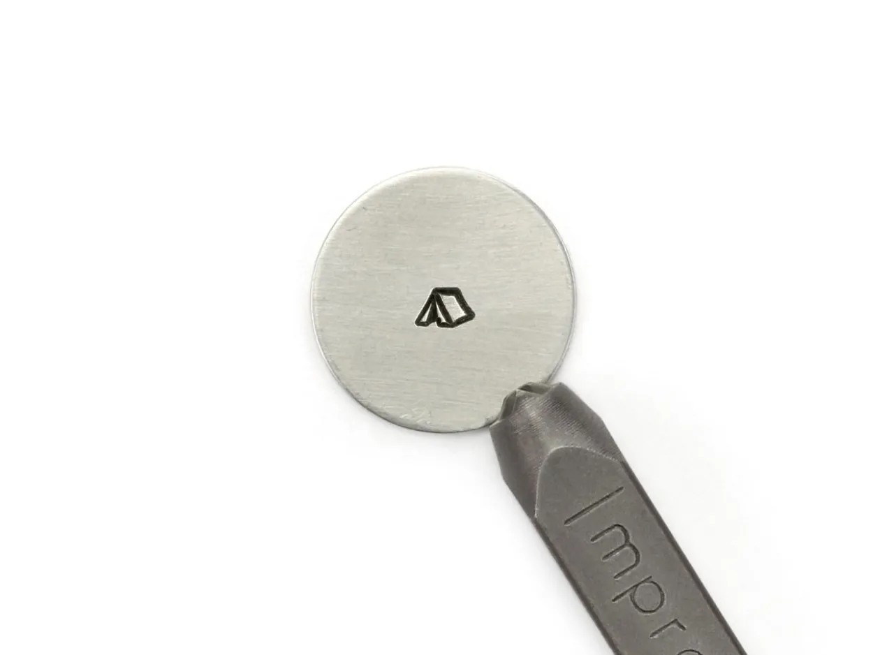 ImpressArt Signature Tent Design Stamp 4mm