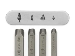 ImpressArt Signature Tree Design Stamp 4mm, 6mm X2 And 9.5mm Pack of 4