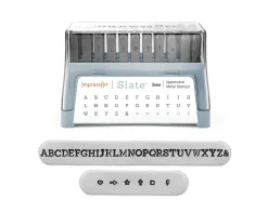 ImpressArt Slate Midrange Letter Stamp Set Uppercase 3mm