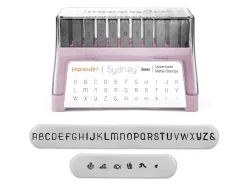 ImpressArt Sydney Midrange Letter Stamp Set Uppercase 3mm