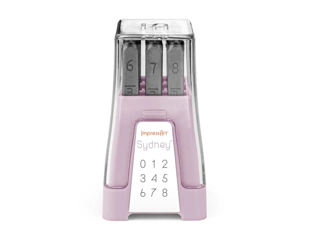 ImpressArt Sydney Midrange Number Stamp Set 3mm