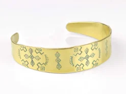 ImpressArt Tapered Brass Cuff Bangle 150x16mm Stamping Blank Pack of 3