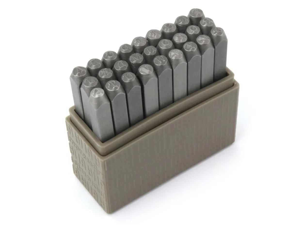 ImpressArt Typewriter Basic Letter Stamp Set Uppercase 3mm
