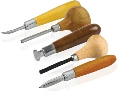 Jewellers Complete Stone Setting Tools Set Of Pushers, Rockers And Burnishers, Set Of 5